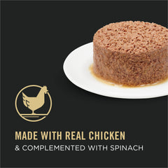 Purina Pro Plan Pâté en portion, goût poulet nourrissant pour chat