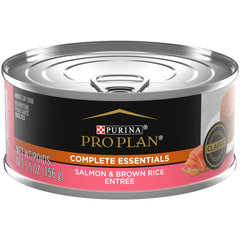 Purina Pro Plan Pâté Saumon-Riz, texture crémeuse idéale pour le repas quotidien.