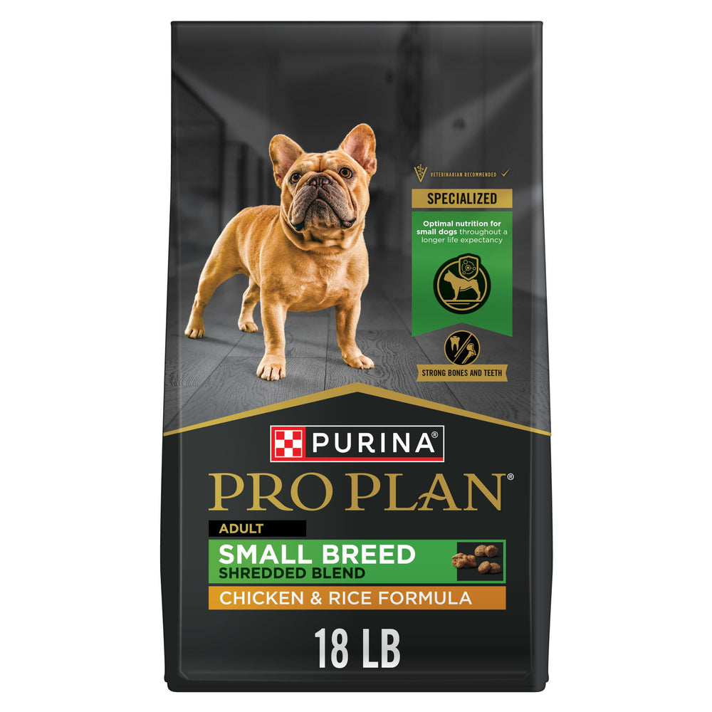 Purina Pro Plan Petit Chien poulet-riz, morceaux effilochés pour texture attrayante