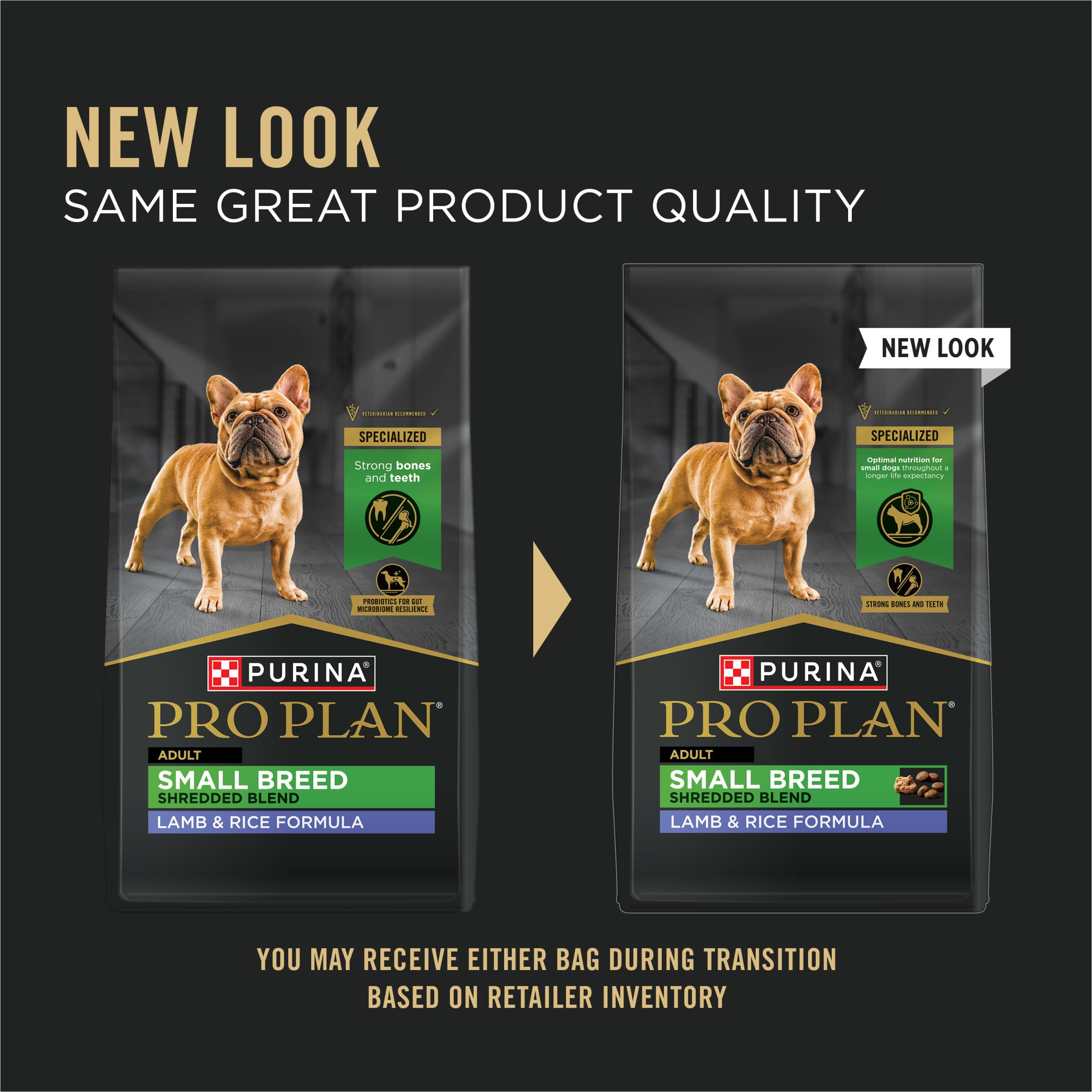 Sac Purina Pro Plan 8 kg pour petits chiens, emballage pratique.