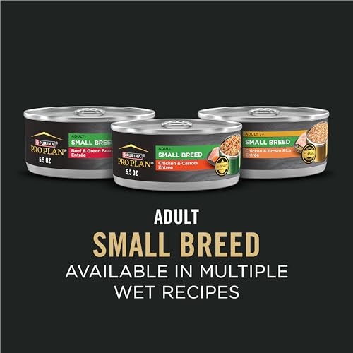 Purina Pro Plan Petite Race 7 Plus – étiquette santé et soutien articulations.
