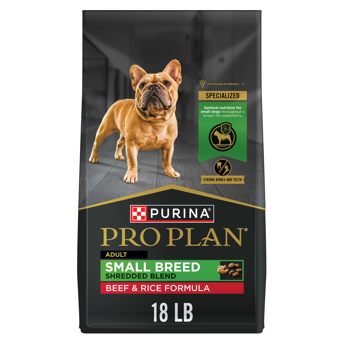 Purina Pro Plan Petite Race boeuf riz croquettes pour petits chiens actifs