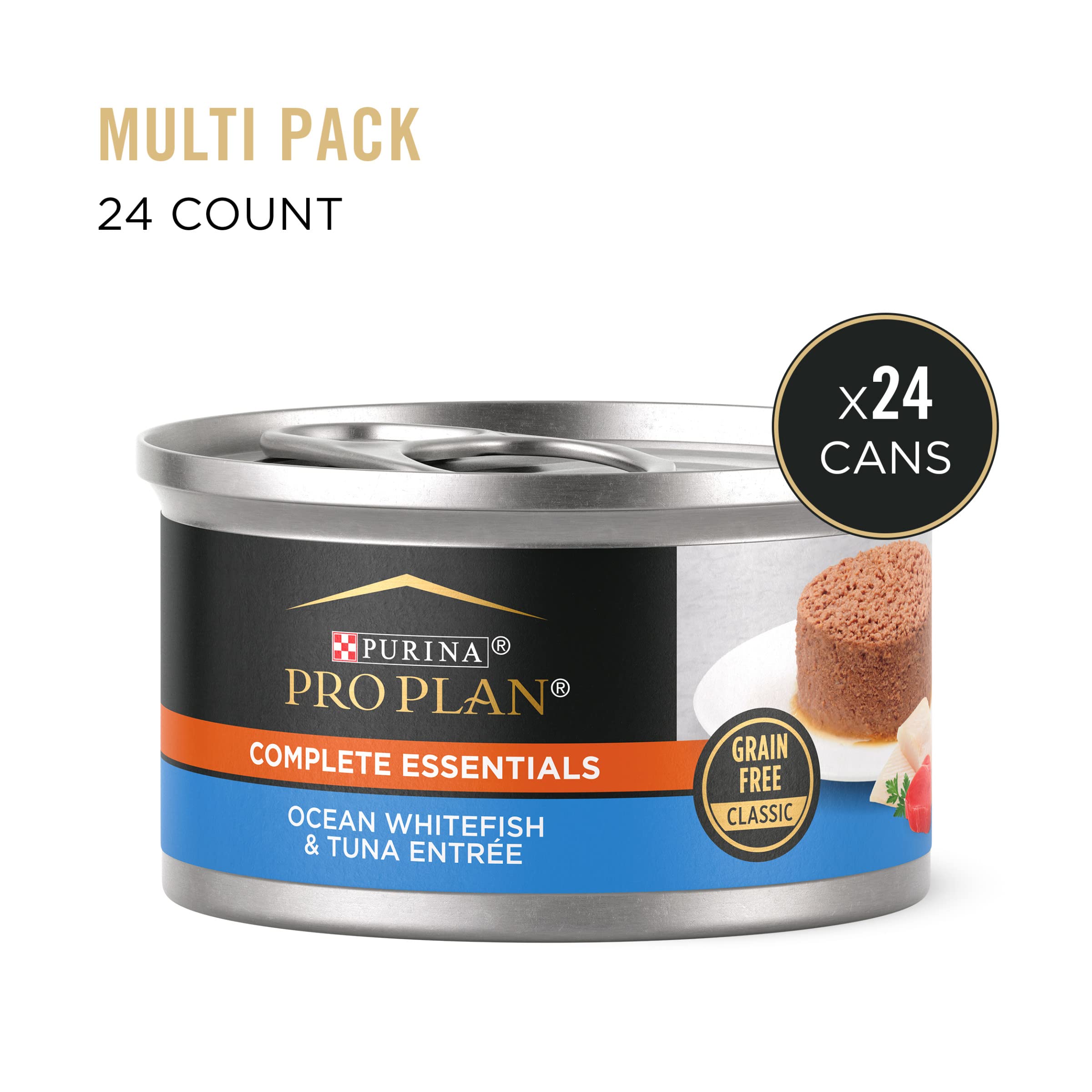 Purina Pro Plan omega-6 et vitamine A pour peau et pelage.