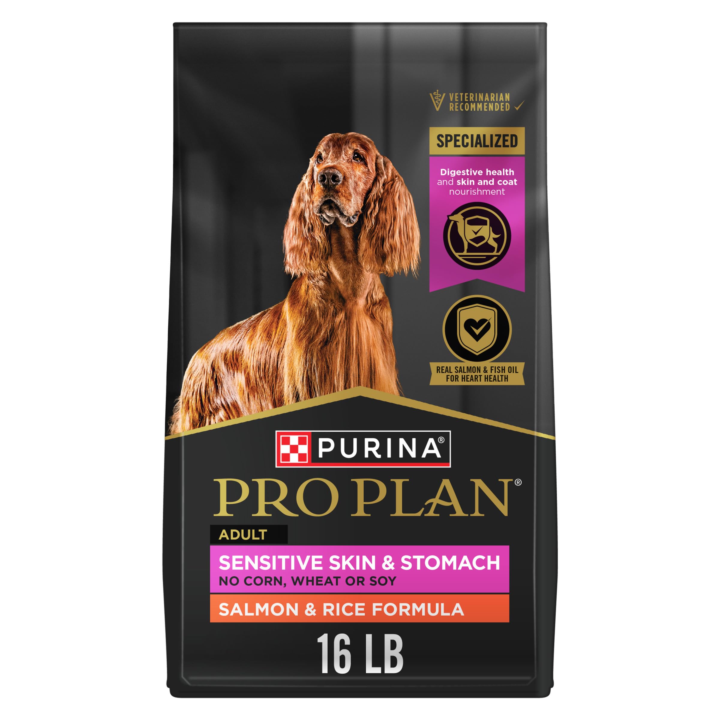 Purina Pro Plan sac-chien-16-livres montrant l’emblème du produit et l’emballage pratique.