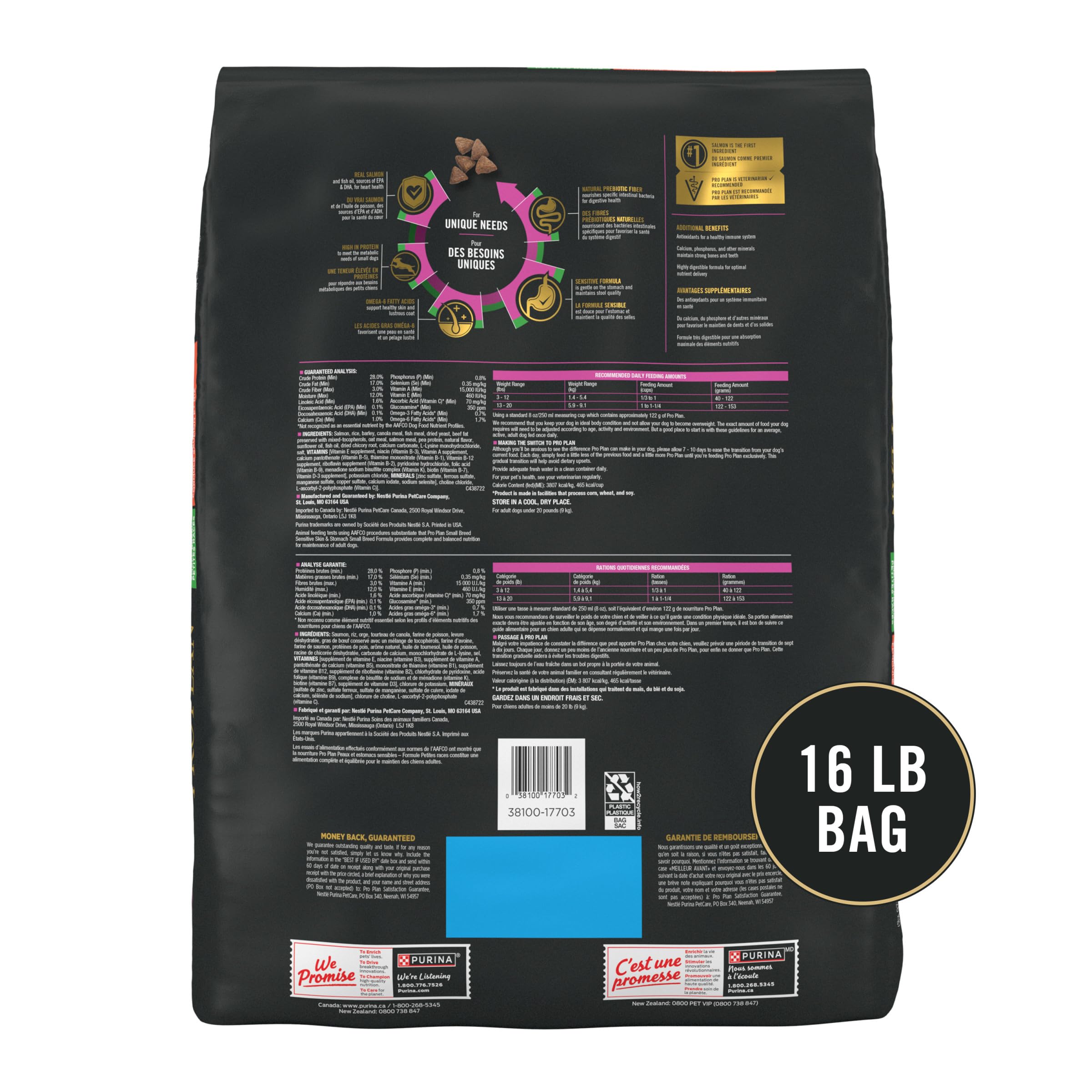 Purina Pro Plan Sans Maïs Blé Soja – formule adaptée à la digestion