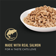 Purina Pro Plan Sauce Saumon Entrée, saumon réel visible