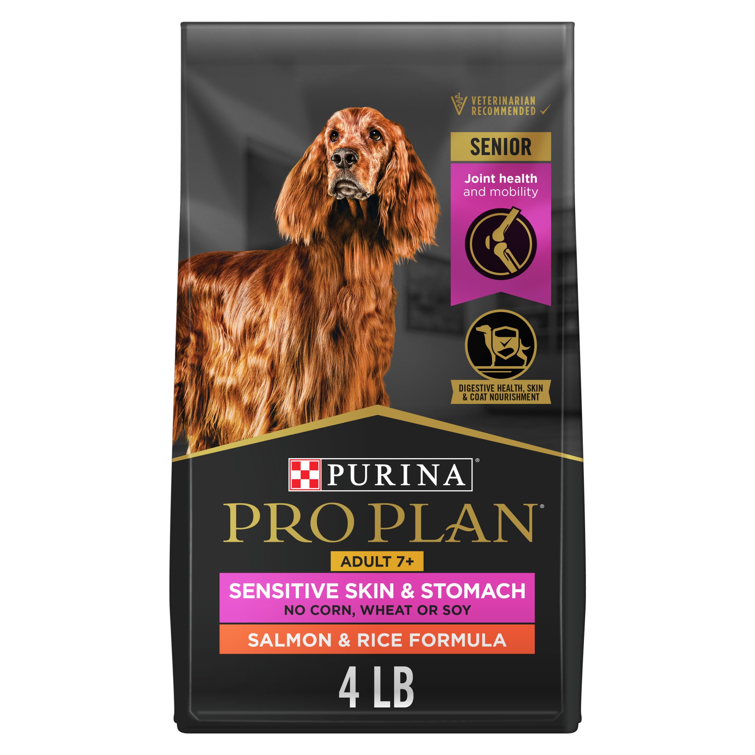 Purina Pro Plan saumon-riz: croquettes riches en saumon pour une digestion douce.