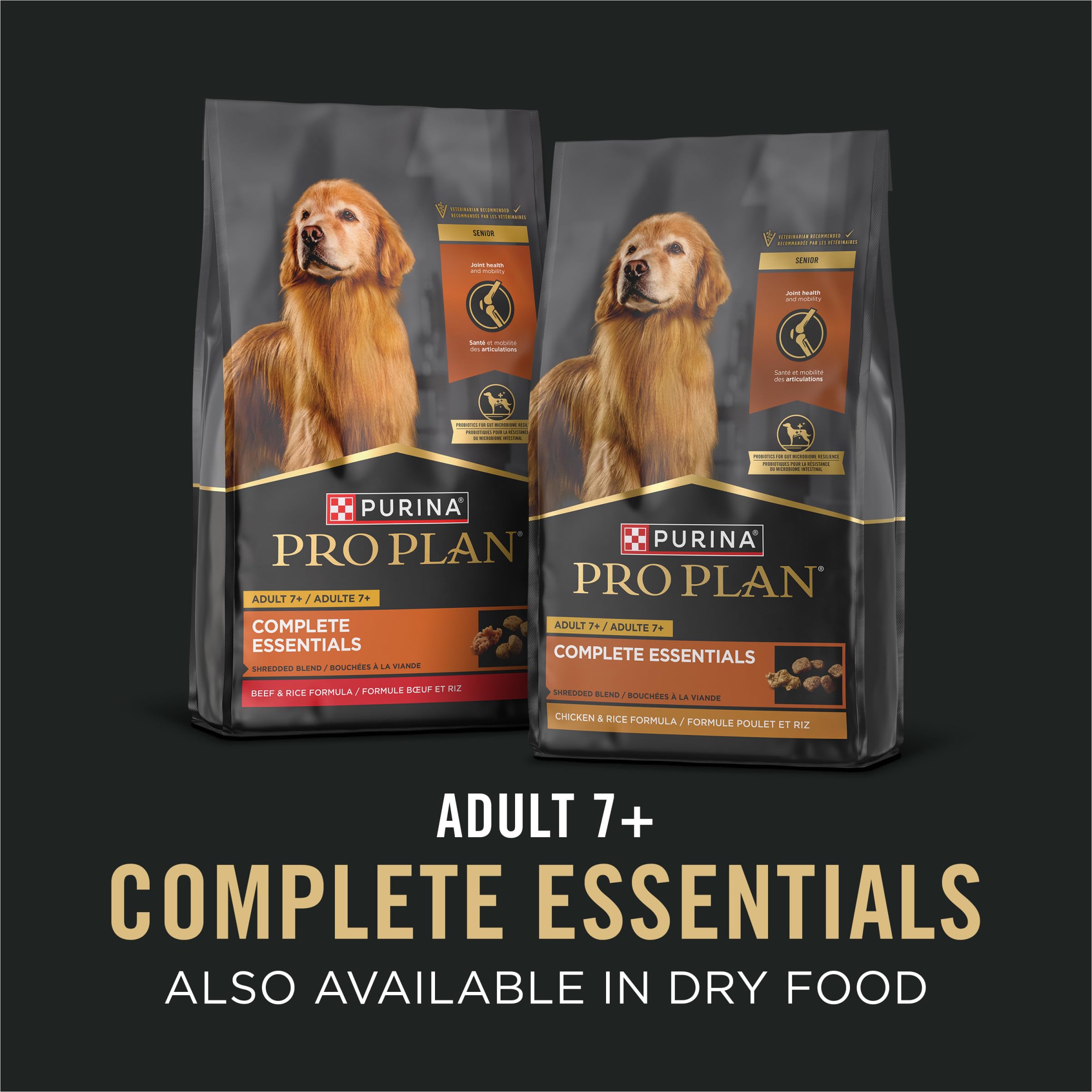 Parfaite pour chiens âgés sensibles aux goûts