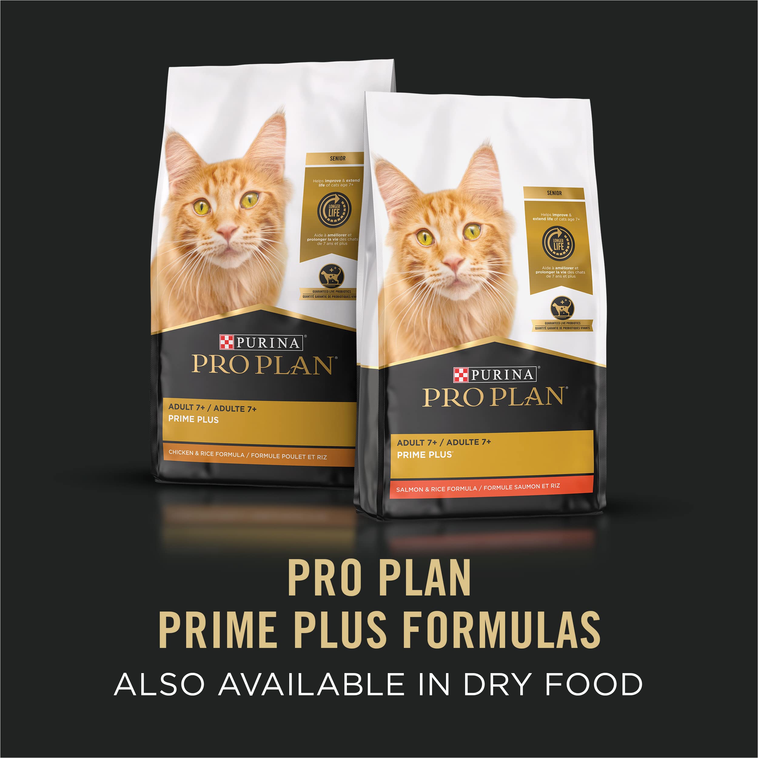 Purina Pro Plan Senior chat ouverture facile conserve, service pratique