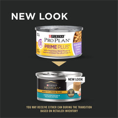 Purina Pro Plan Senior Chat Pâté poisson blanc des mers et saumon, saveur riche.