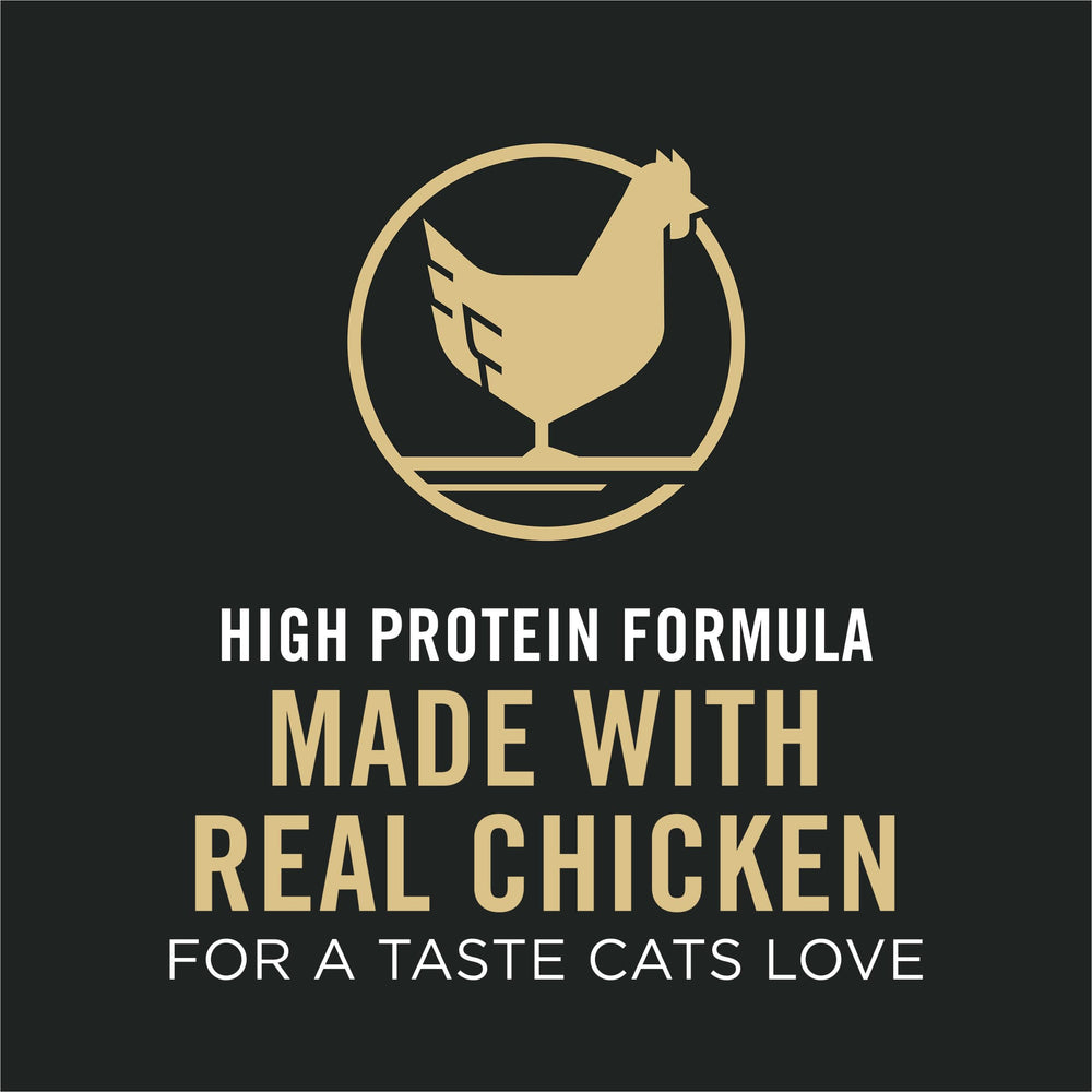 Purina Pro Plan Senior Chat Seche 7+ portions contrôlées pour adaptabilité alimentaire.
