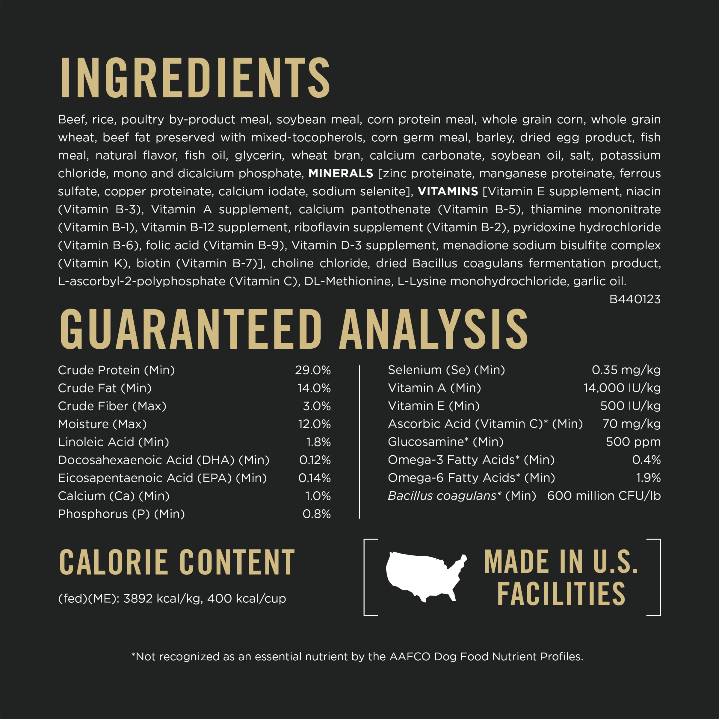 Purina Pro Plan Senior – glucosamine et EPA pour articulations et mobilité