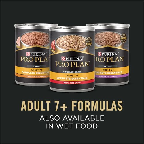 Purina Pro Plan Senior: repas complet et satisfaisant pour chiens exigeants.