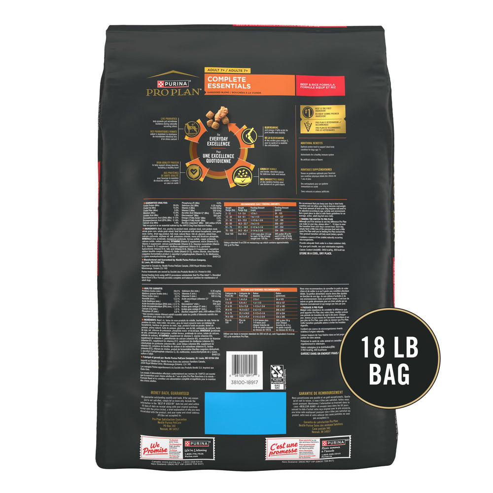 Purina Pro Plan Senior – vitamine A et oméga-6 pour peau et pelage sains