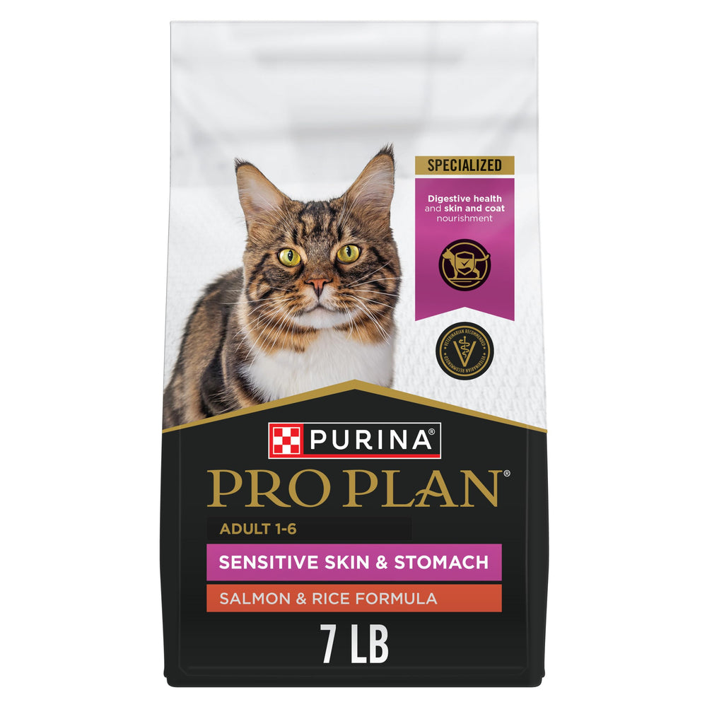 Purina Pro Plan Sensible Peau et Estomac croquettes saumon et riz, soutien digestion potentiel