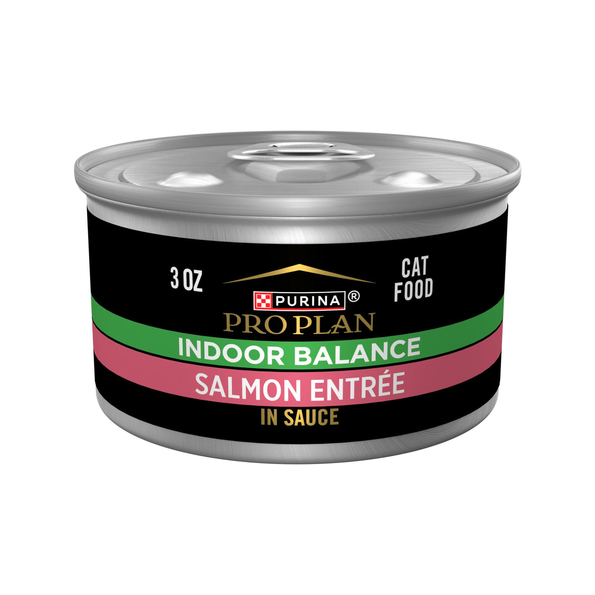 Purina Pro Plan Soin Intérieur saumon et riz en sauce, boîte 24, repas humide pratique.