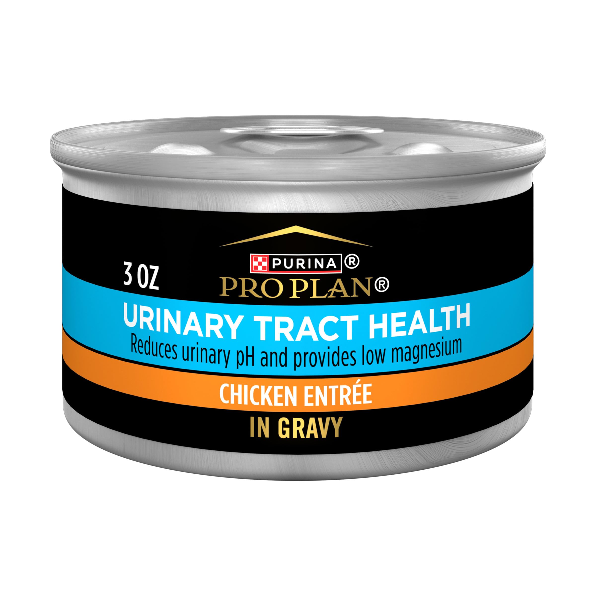 Purina Pro Plan Santé Urinaire pour chats – boîte poulet en gravy, appétence élevée.