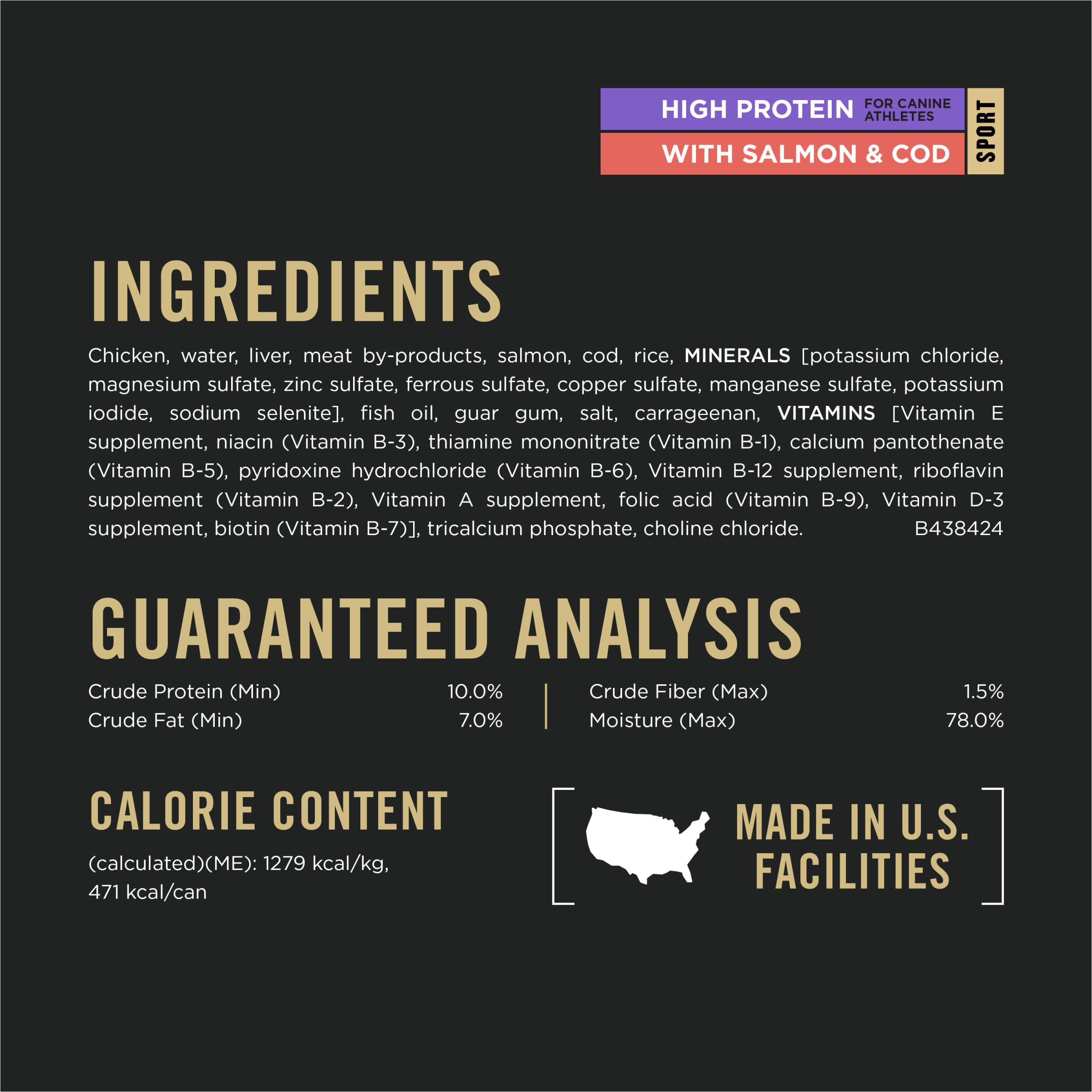 Purina Pro Plan Sport avec antioxydants soutenant le système immunitaire.