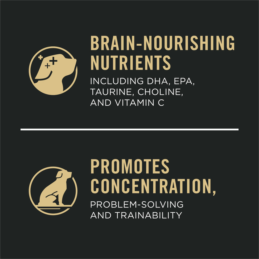 Purina Pro Plan Sport Développement protéines élevées soutenant les muscles des chiots.