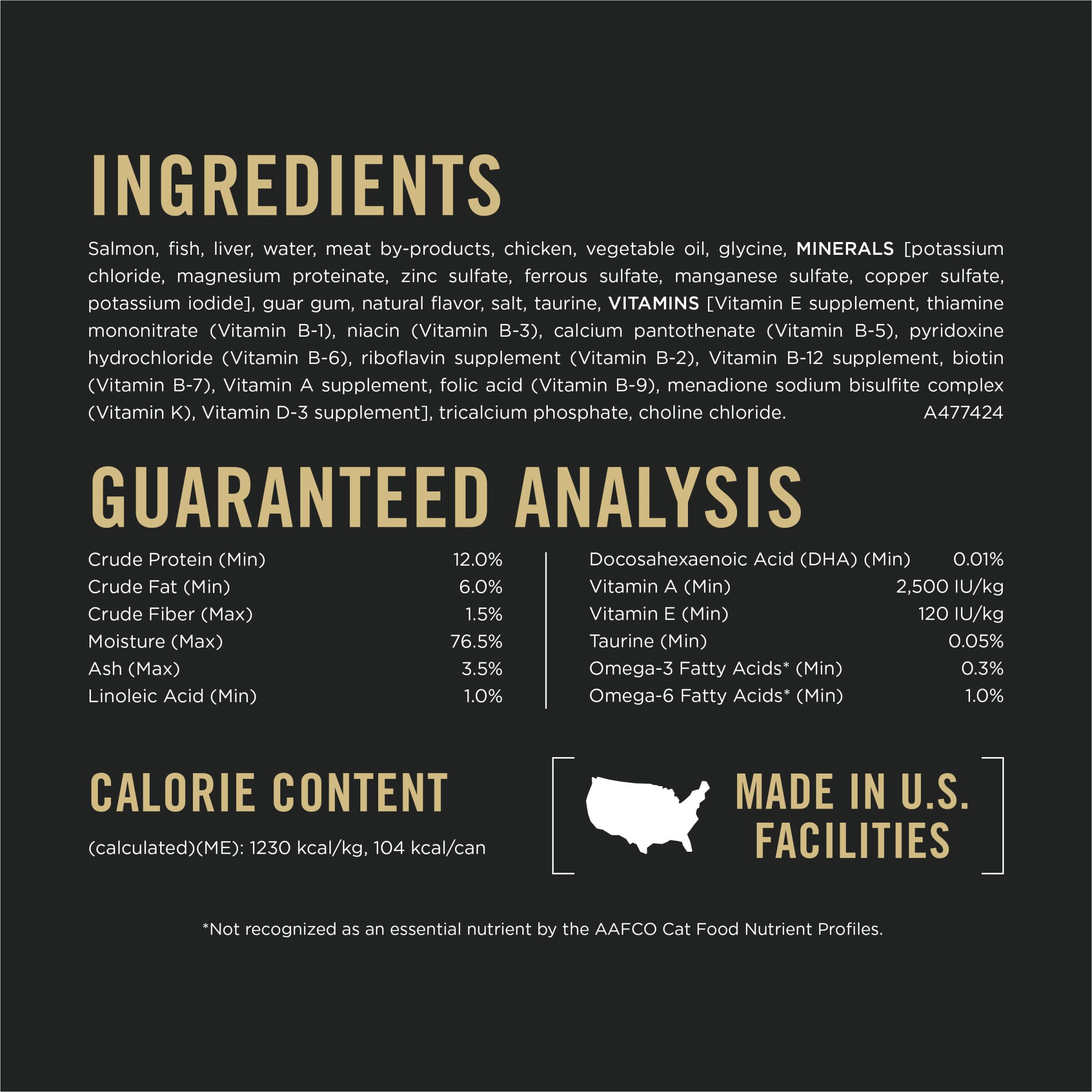 Purina Pro Plan Saumon Pâté Entree — taurine pour vision saine.