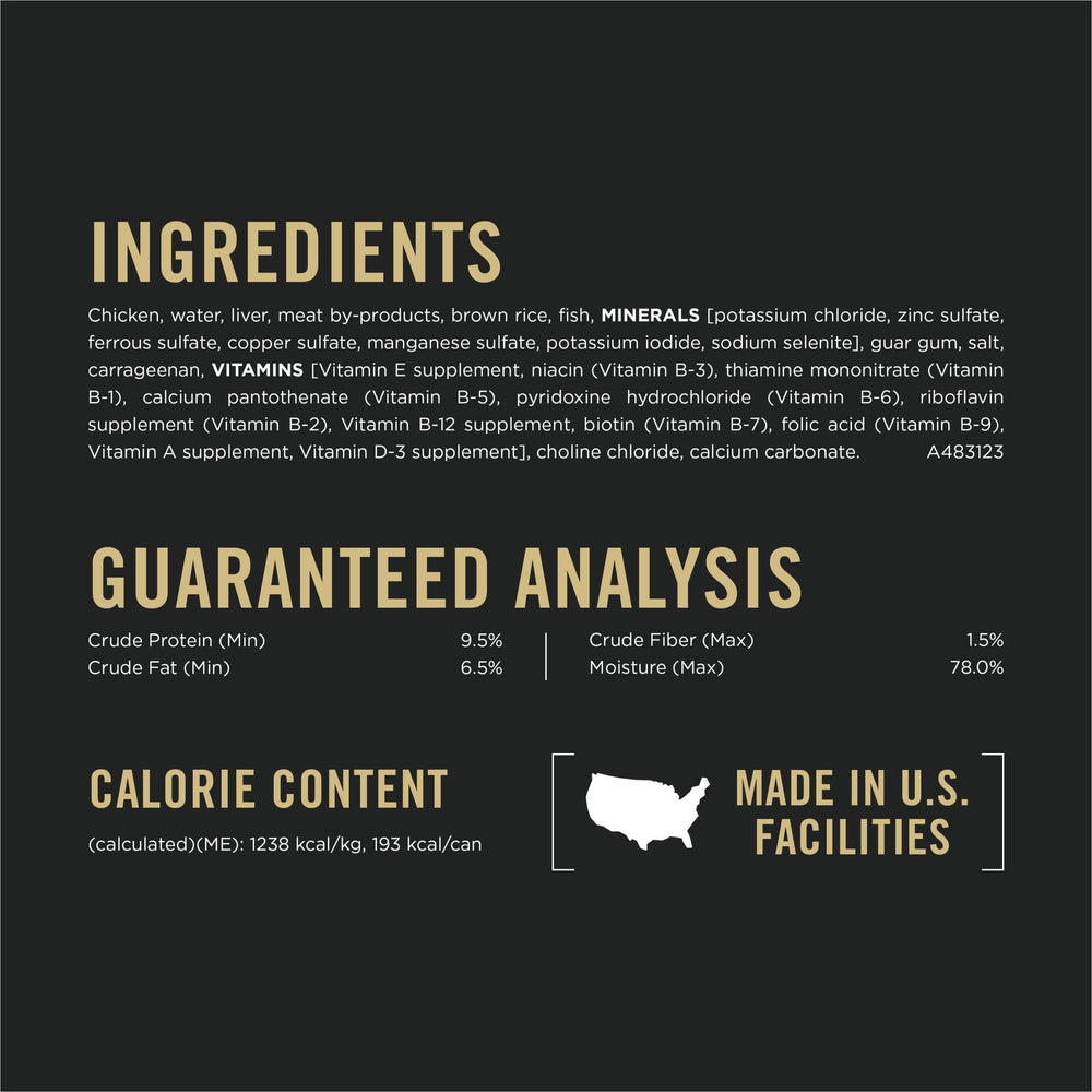 Purina Pro Plan: texture sauce gravy généreuse.