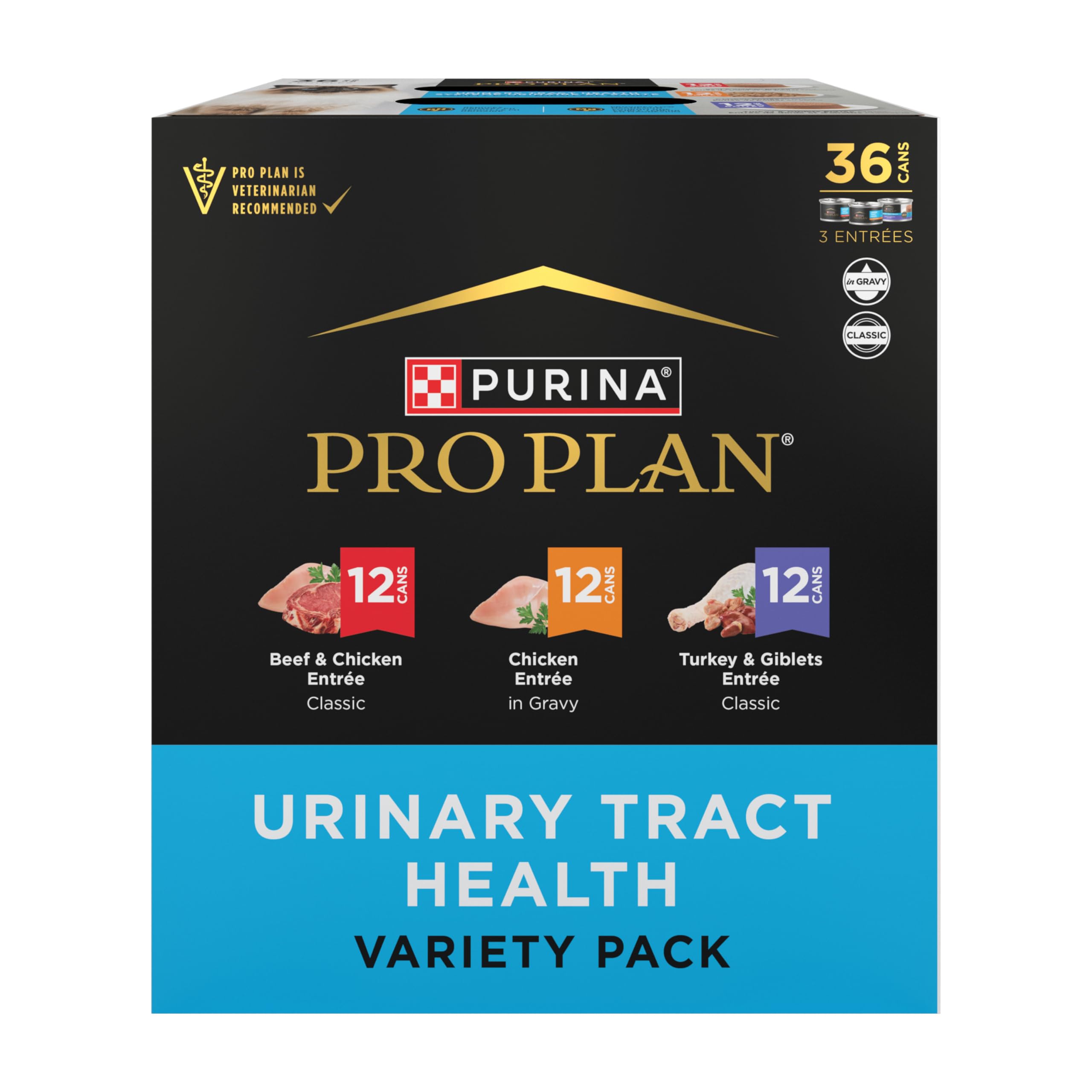 Purina Pro Plan Urinaire poulet conserve 3oz — saveur appréciée et soutien potentiel des voies urinaires.