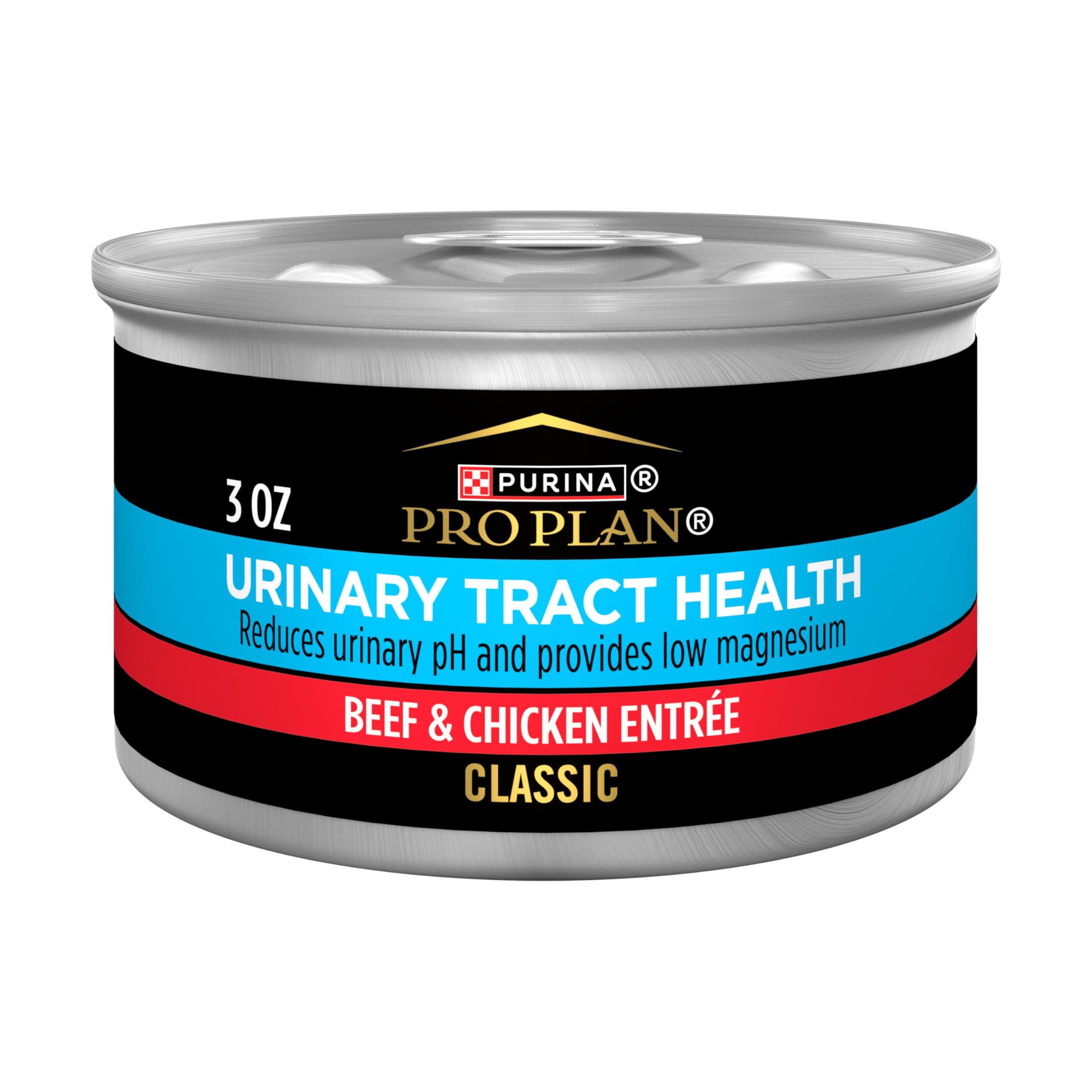 Purina Pro Plan Santé des voies urinaires, pate boeuf et poulet pour chats adultes.