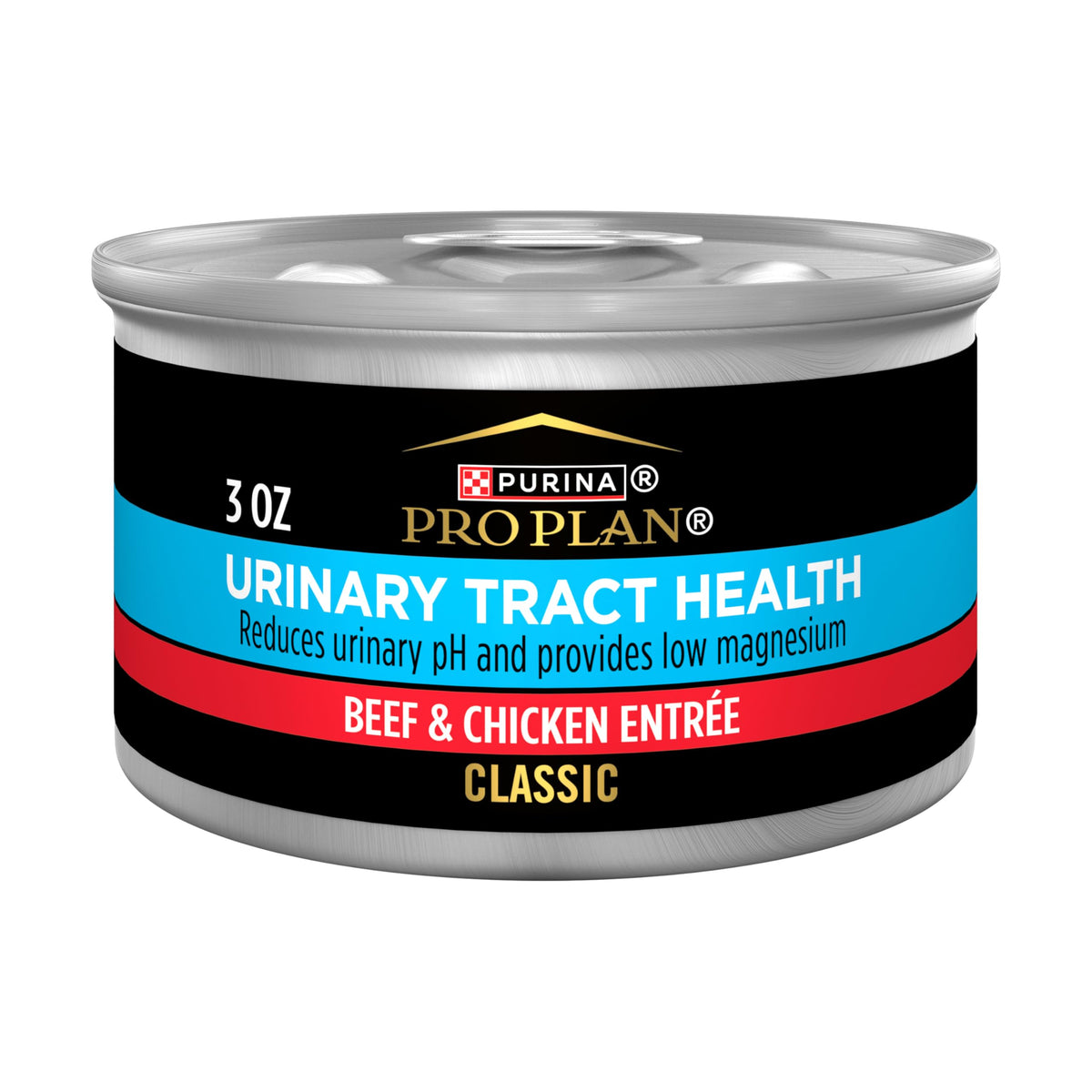 Purina Pro Plan Santé des voies urinaires, pate boeuf et poulet pour chats adultes.