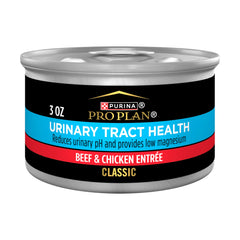 Purina Pro Plan Santé des voies urinaires, pate boeuf et poulet pour chats adultes.