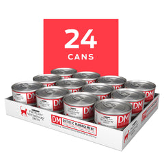 Purina Pro Plan Veterinary Diets DM bol prêt à servir pour les repas quotidiens.