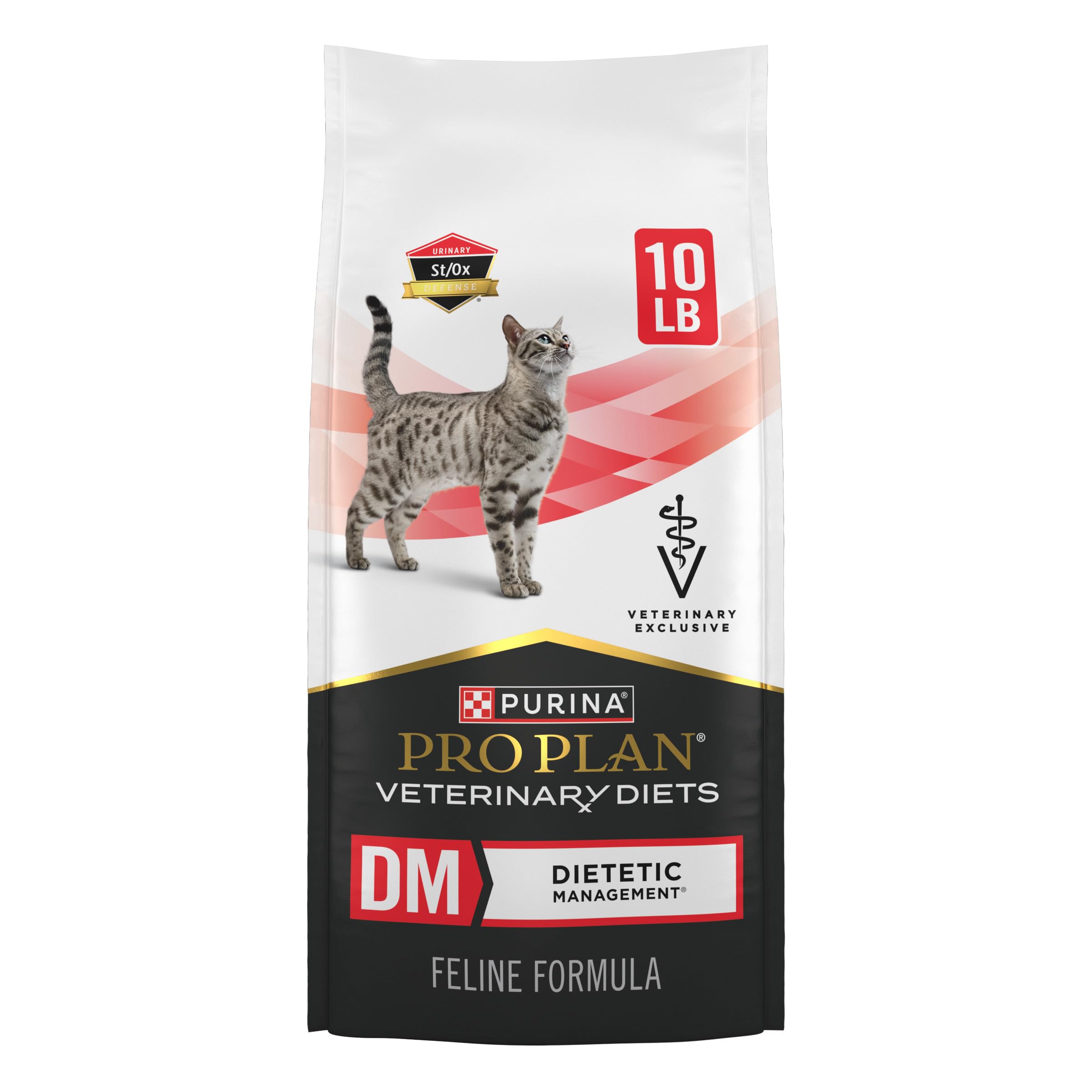 Purina Pro Plan Veterinary Diets DM chat-seche sac 10 lb : nutrition riche en protéines pour chats.