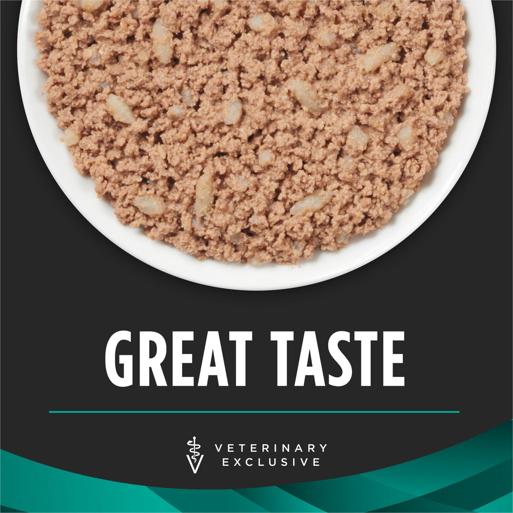 Purina Pro Plan Veterinary Diets gastro-entérique chat-humide: emballage ouvert et appétence.