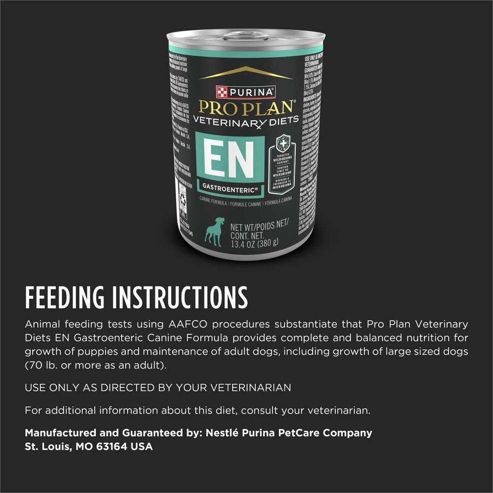 Purina Pro Plan Veterinary Diets gastroentrique canine arômes appétissants encouragent l'alimentation