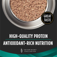 Purina Pro Plan Veterinary Diets gastroentrique canine boîte ouverte, présentation appétissante