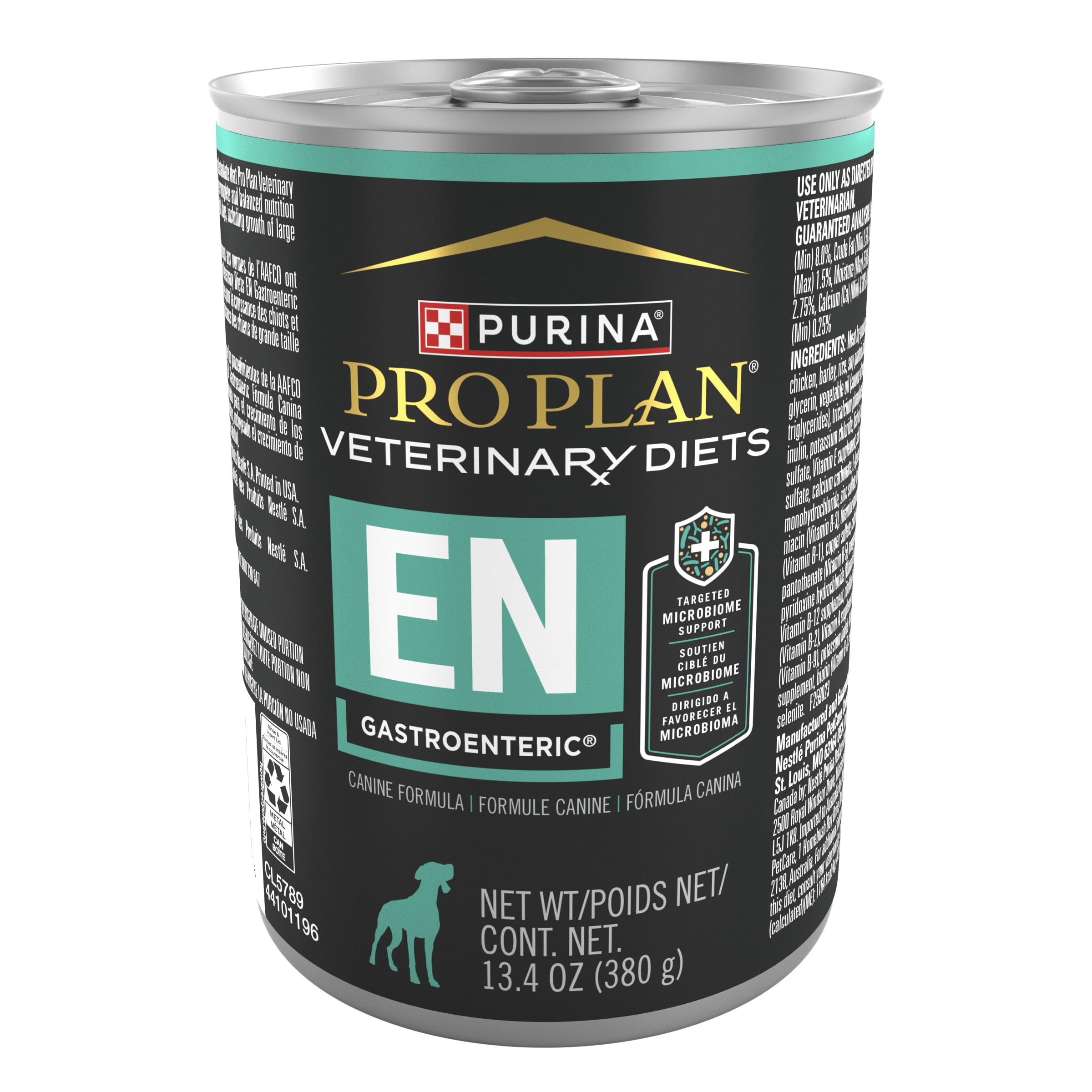 Purina Pro Plan Veterinary Diets gastroentrique canine boîtes 12, repas pratique