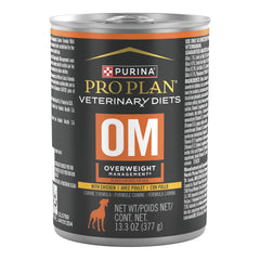 Purina Pro Plan OM, boîte 13,3 oz prête à servir au chien, contrôle poids potentiel.