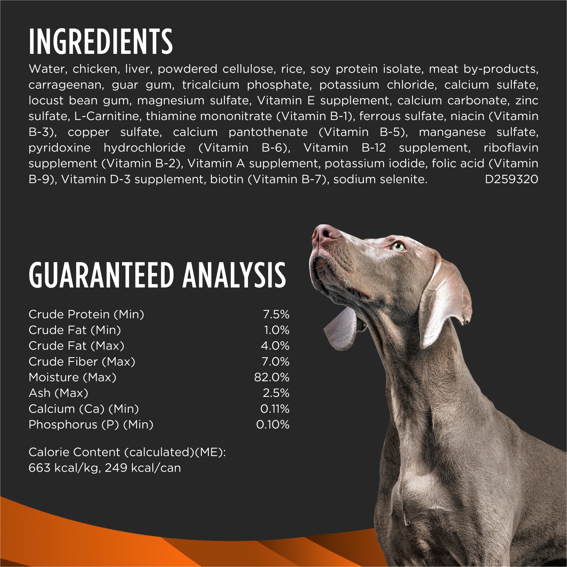 Purina Pro Plan OM, repas humide apprécié par de nombreux chiens.