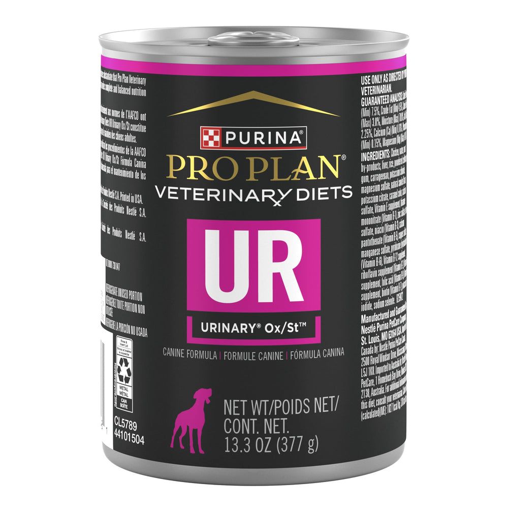 Purina Pro Plan UR Urinaire Ox/St conserve pour chien, présentation visuelle