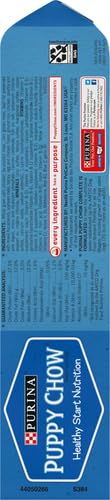 Emballage Purina Puppy Chow, sac pratique pour chiots