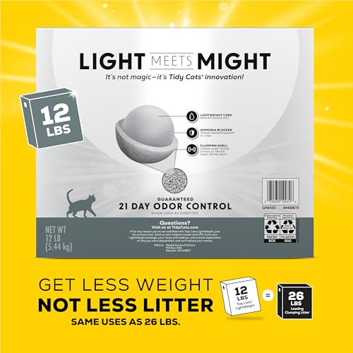 Purina Tidy Cats – boîte de 12 lb, solution pratique pour plusieurs chats.