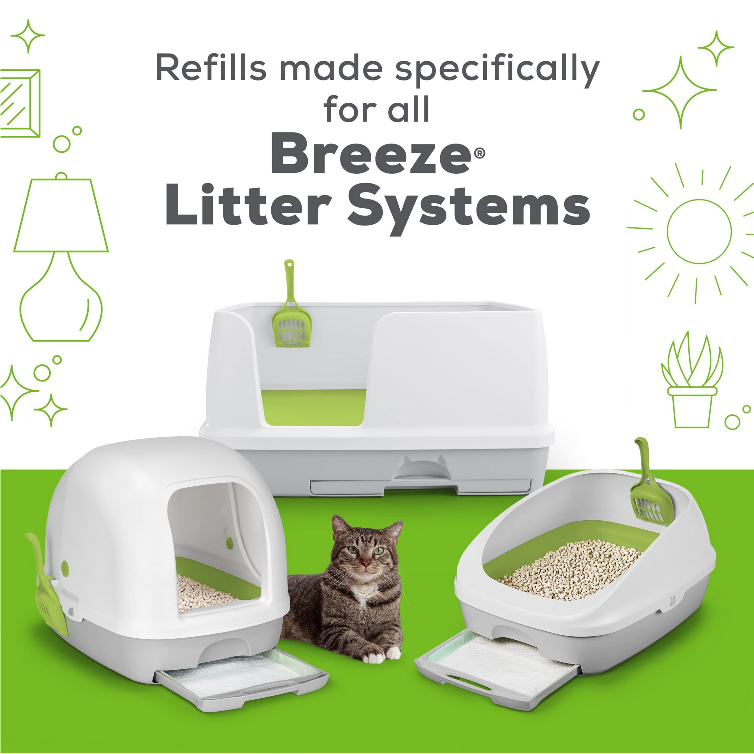 Purina Tidy Cats Breeze Pellets multi-chat, convient à plusieurs félins du foyer.