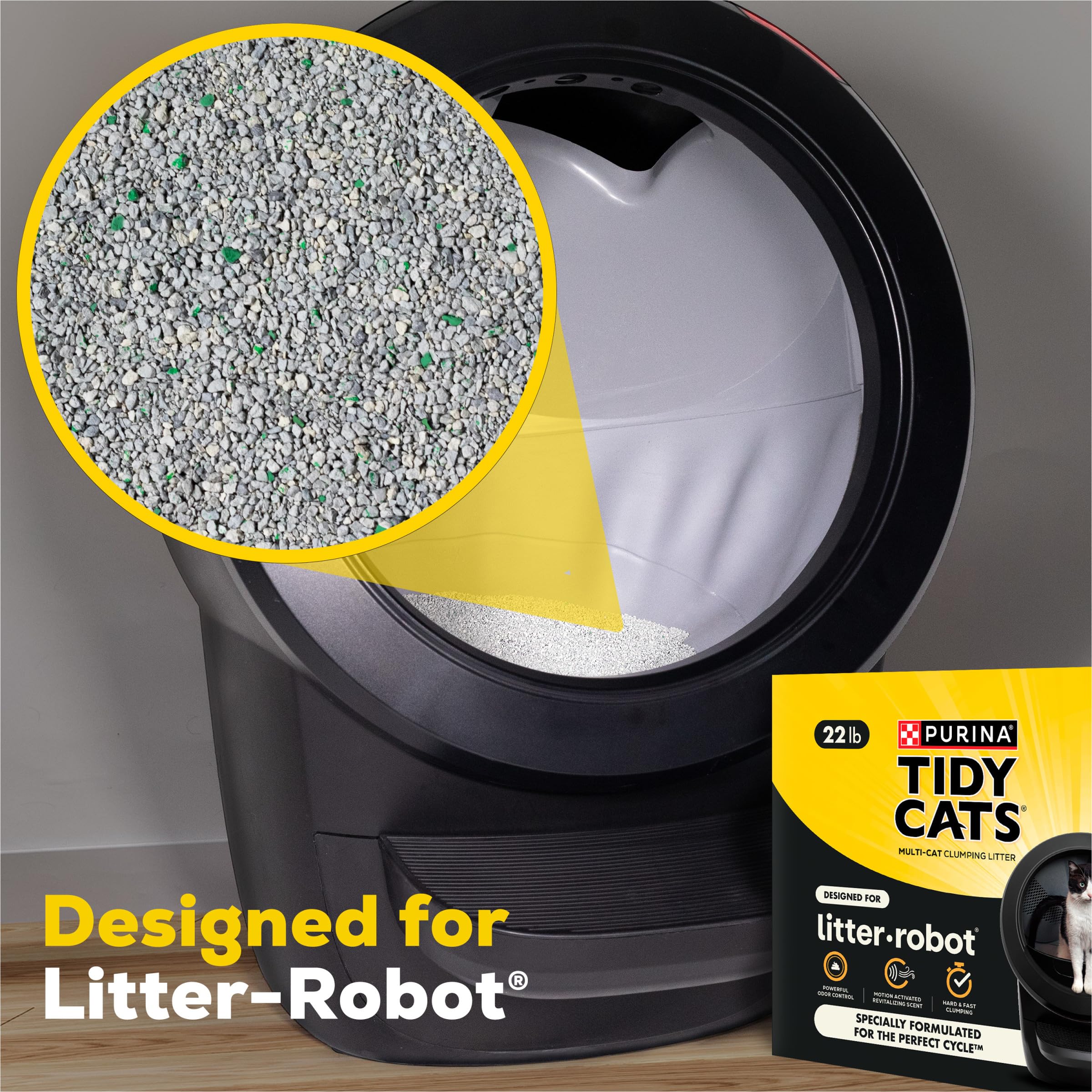 Purina Tidy Cats Cycle Parfait et réglages via l app Whisker
