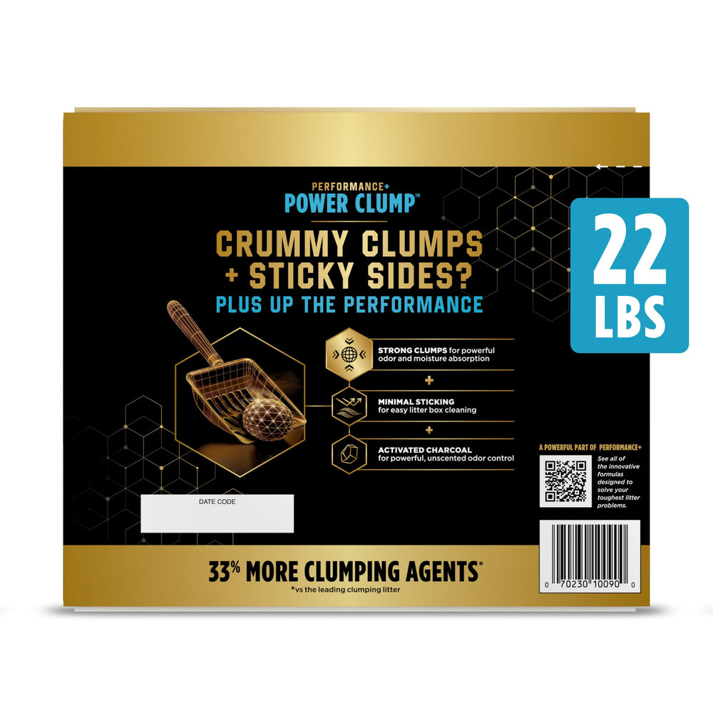 Purina Tidy Cats Performance Plus adapté multi-chats pour gestion d'odeurs.