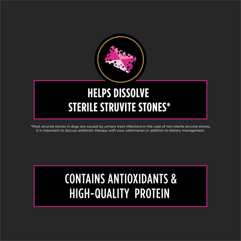 Purina UR Urinaire Ox/St, croquettes pour chien adulte, aide potentielle à la dissolution des struvites.