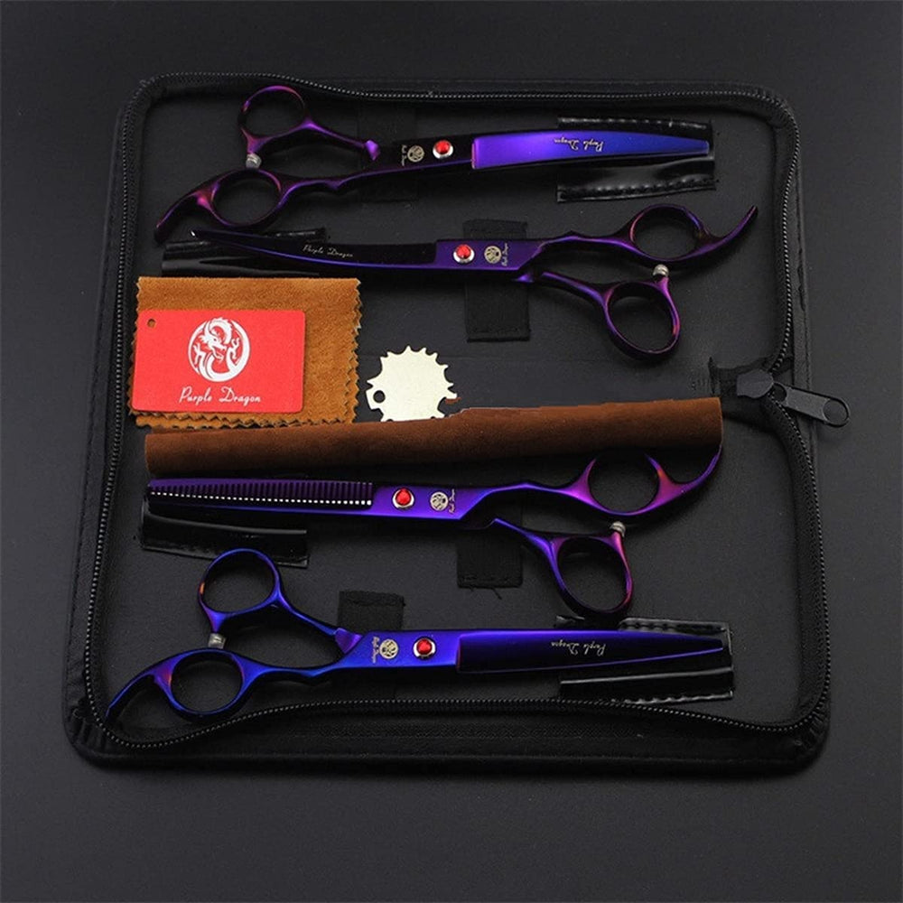 Acier japonais 440C Purple Dragon, dureté élevée et durabilité des lames.