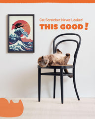 PURRDEE sisal grattoir naturel, texture réaliste et grattage efficace.