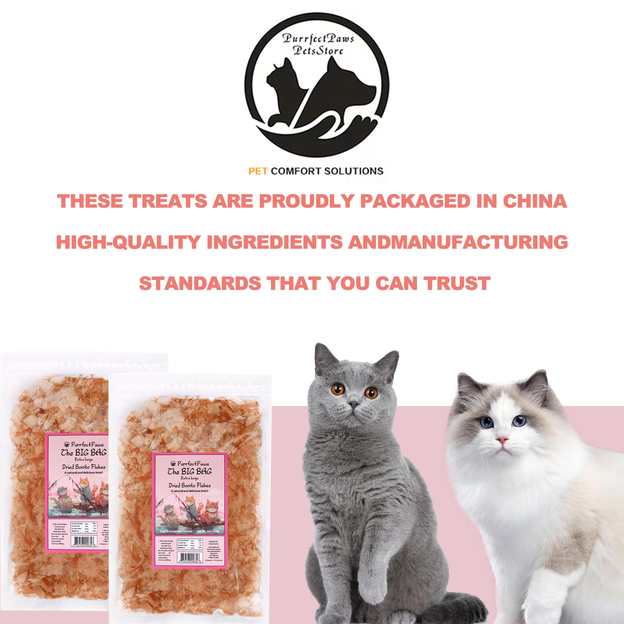 Purrfect Paws préparation facile à ajouter dans les repas.