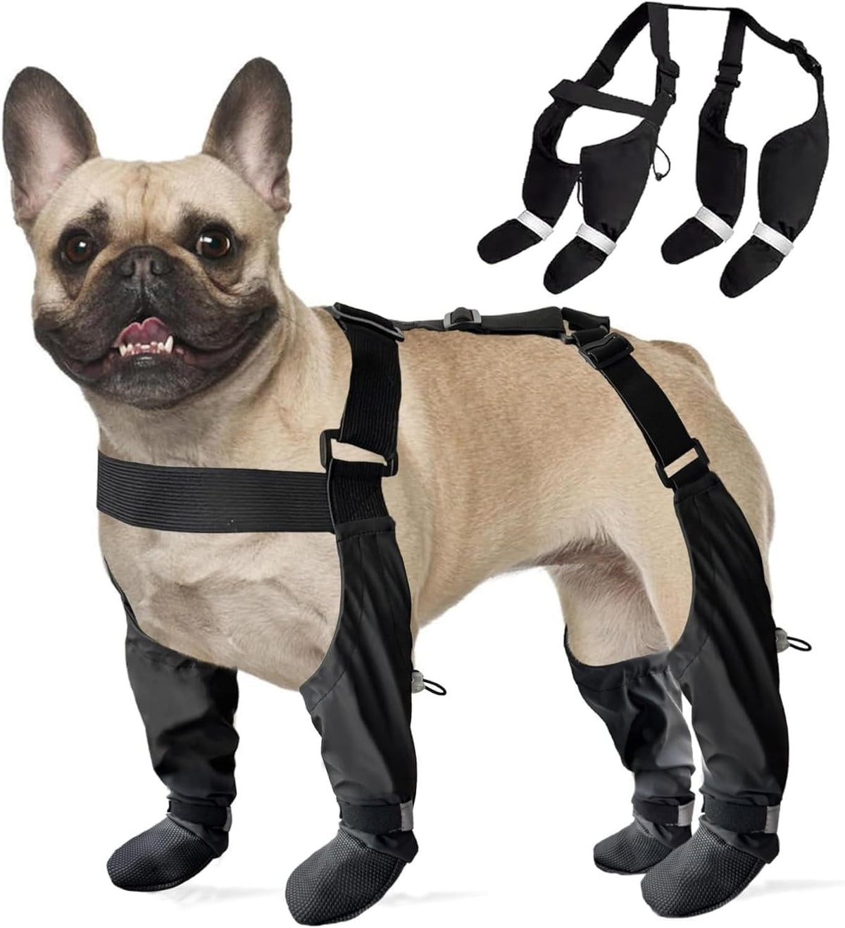 Botte PurrHug anti-glisse pour chien, stabilité sur surfaces mouillées.