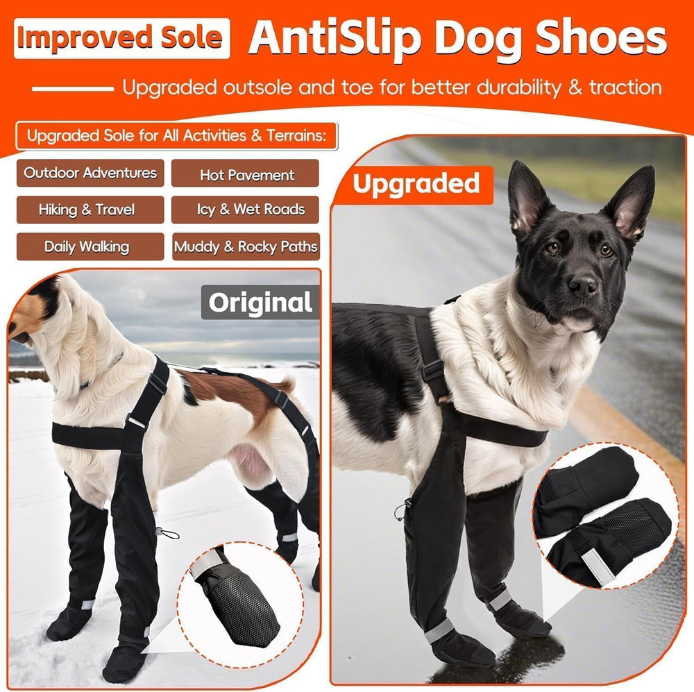 Bottes PurrHug pour chien neige-douces, confort accru grace a la doublure coton.