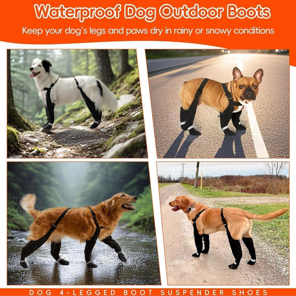 Bottes PurrHug taille moyenne, ajustement rapide et protection des pattes.